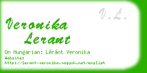 veronika lerant business card